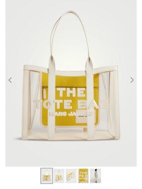 Marc Jacobs the PVC Tote with dust bag